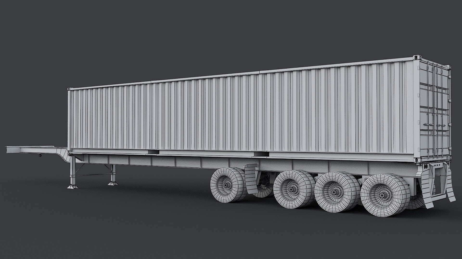 3D Container Vehicle Truck - TurboSquid 1669877