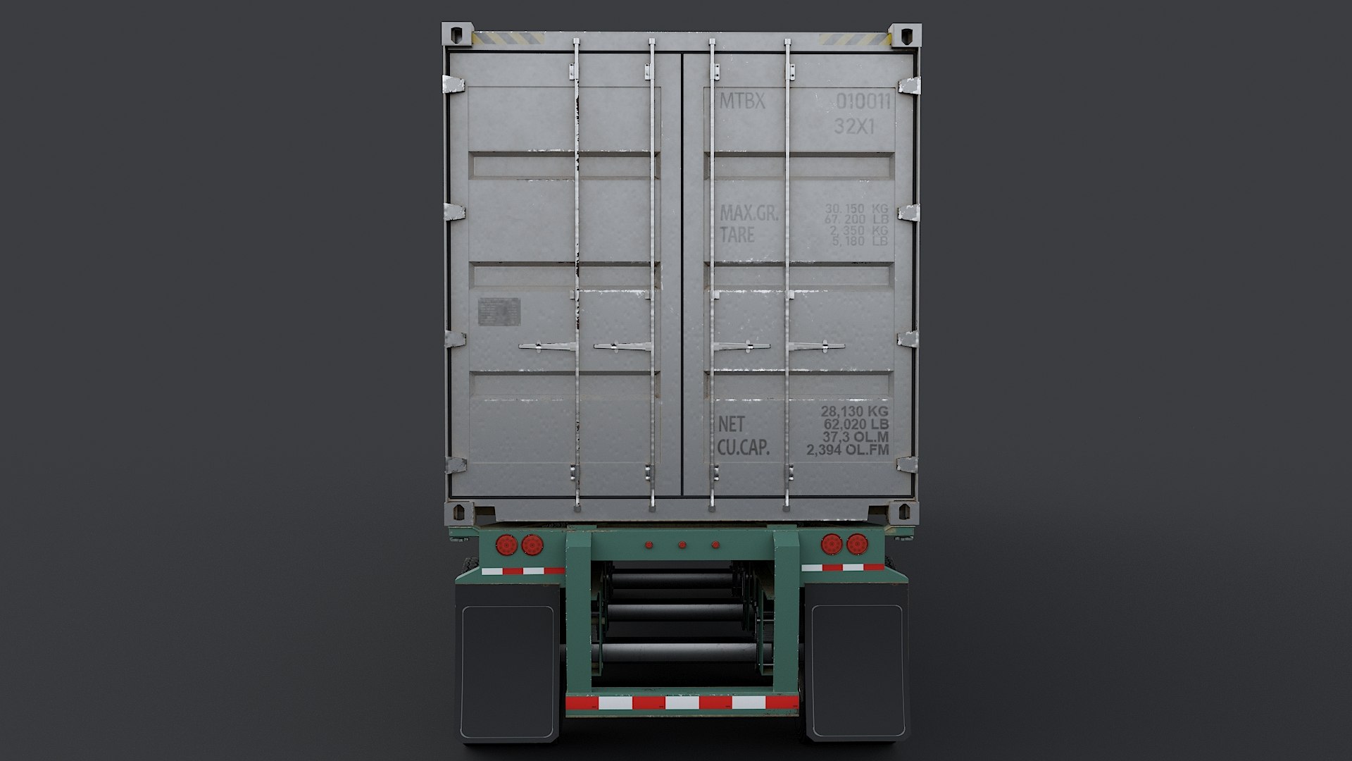 3D Container Vehicle Truck - TurboSquid 1669877