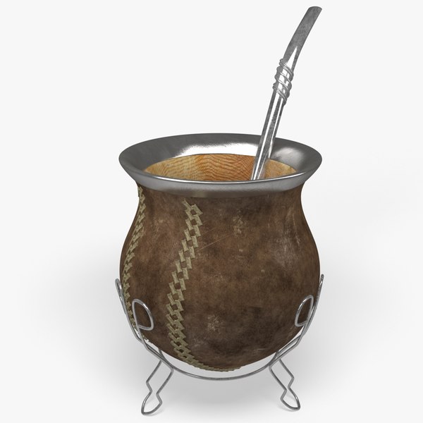 Mate with yerba and termo 3D model - TurboSquid 1765079