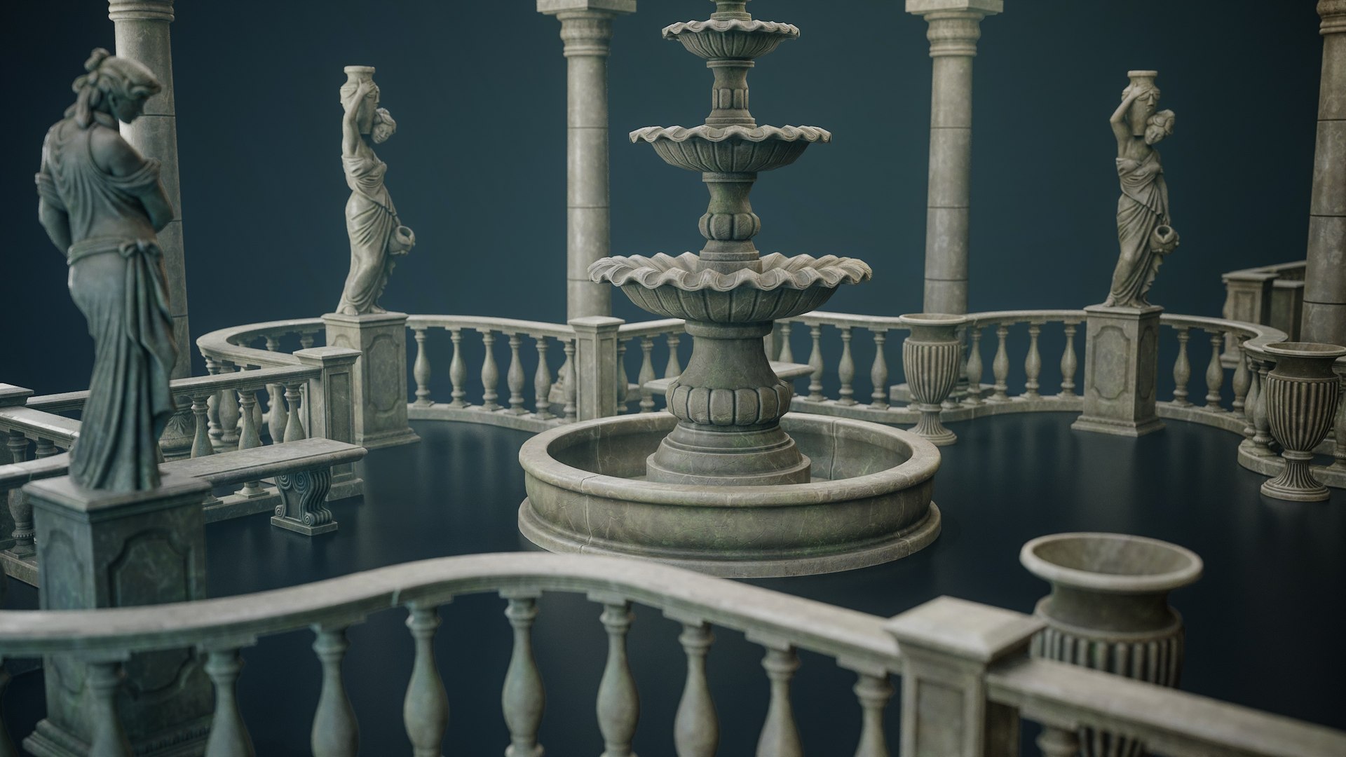 Modular Garden Decor Collections 3D model https://p.turbosquid.com/ts-thumb/yJ/pBlPLz/Uo/all_1_001/jpg/1769555061/1920x1080/fit_q87/ff5facb36b0fd3ce6a96ed4d021f339b4a98d9b1/all_1_001.jpg