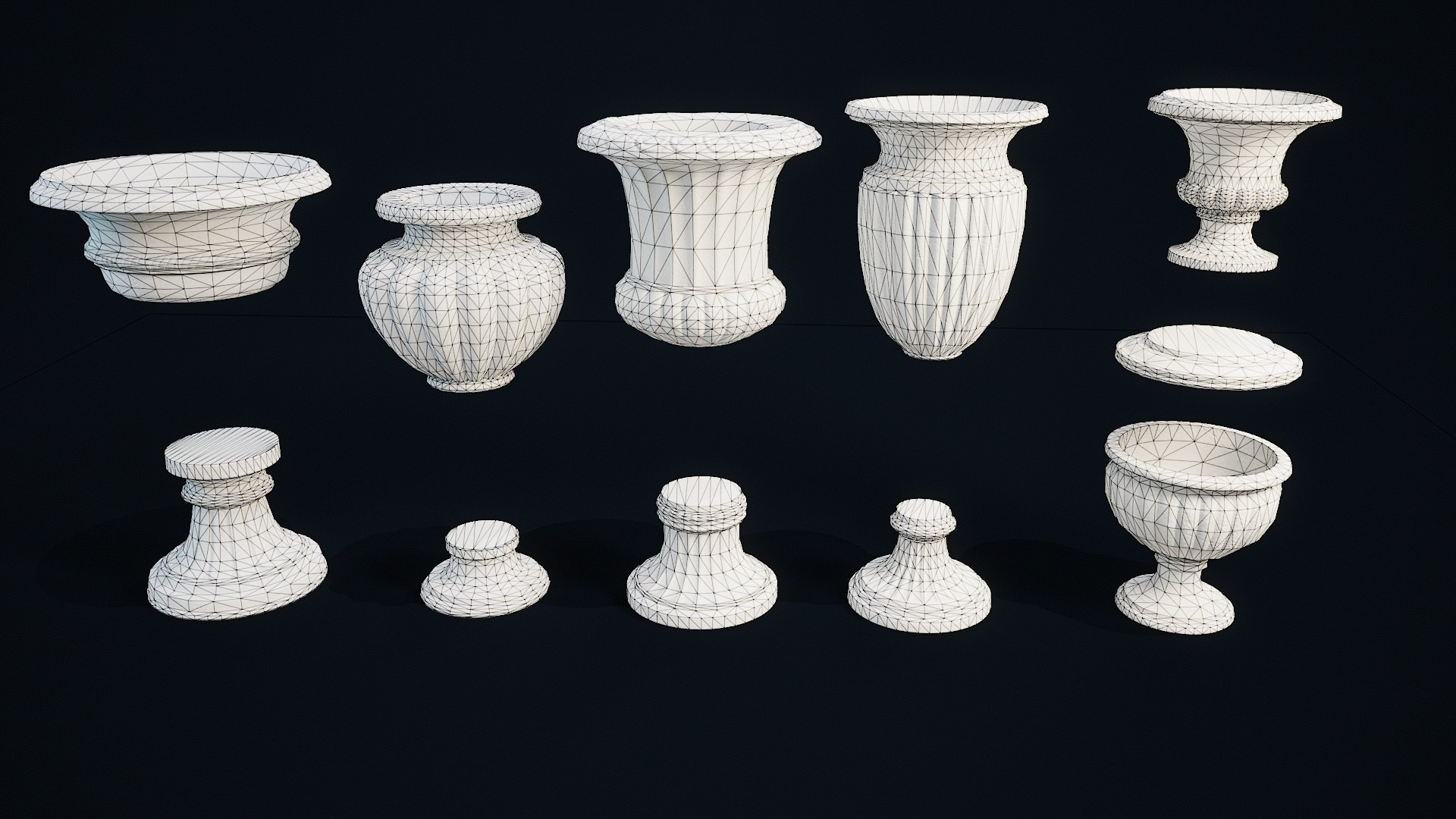 Modular Garden Decor Collections 3D model https://p.turbosquid.com/ts-thumb/yJ/pBlPLz/fW/vases_006/jpg/1768511898/1920x1080/fit_q87/4d9829813993e3e28a2460f99bac6df013bd6ad2/vases_006.jpg