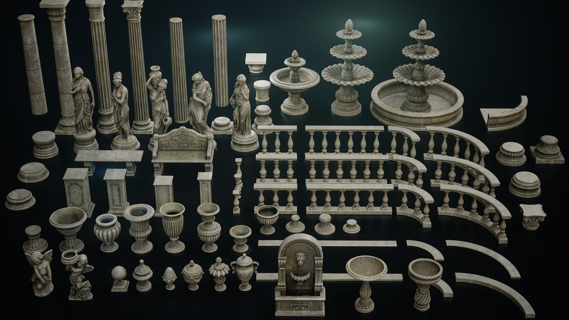 Modular Garden Decor Collections 3D model https://p.turbosquid.com/ts-thumb/yJ/pBlPLz/oV/all_sc2/jpg/1769555071/1920x1080/fit_q87/bd6834a60abf186efb673c9f961be53ed8afd8d5/all_sc2.jpg