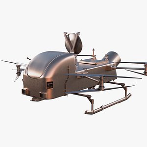 3D NASA Dragonfly rotorcraft