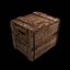 Caja de whisky de madera vintage