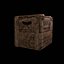 Caja de whisky de madera vintage