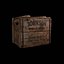 Caja de whisky de madera vintage