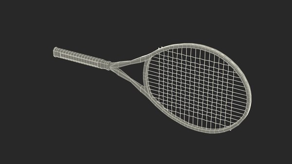 modelo 3d Raqueta de tenis roja - TurboSquid 2145955