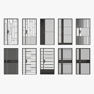 Metal Steel Gate 2 3D