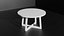Circular Legged Wooden Coffee Table