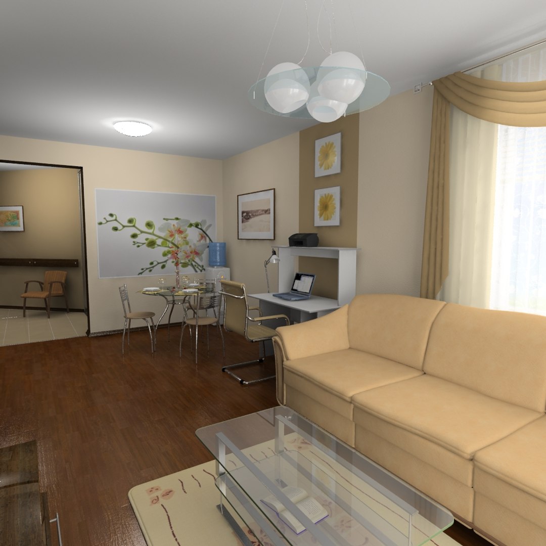 3ds Max Apartment 1