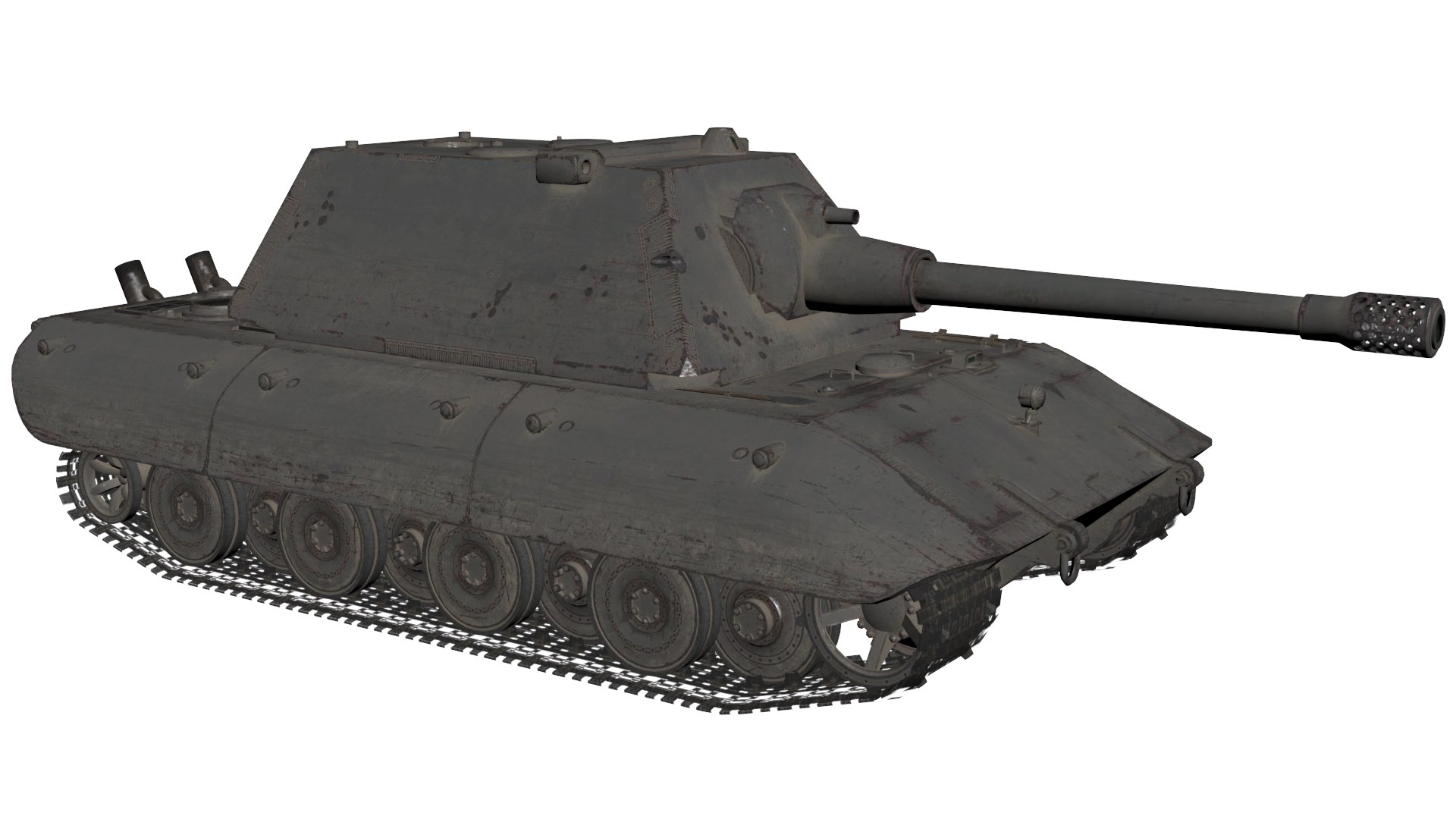 WWII Germany E 100 Heavy Tank 3D - TurboSquid 2216541