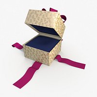 Christmas BOX Jewelbox Ribbon cream