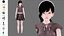 Casual Clothing 0004 - UE5 - Unity - Blender - Animado - Personagem Feminina Realista