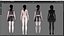 Casual Clothing 0004 - UE5 - Unity - Blender - Animado - Personagem Feminina Realista