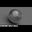 Chrome Golf Ball