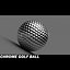 Chrome Golf Ball