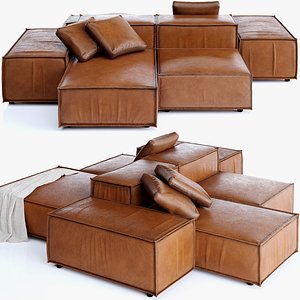 Extra Soft Living Divani Sofa 3D