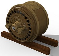 Vintage Emerson Electric Mfg. Co. Electric Motor including mechanics (1893)