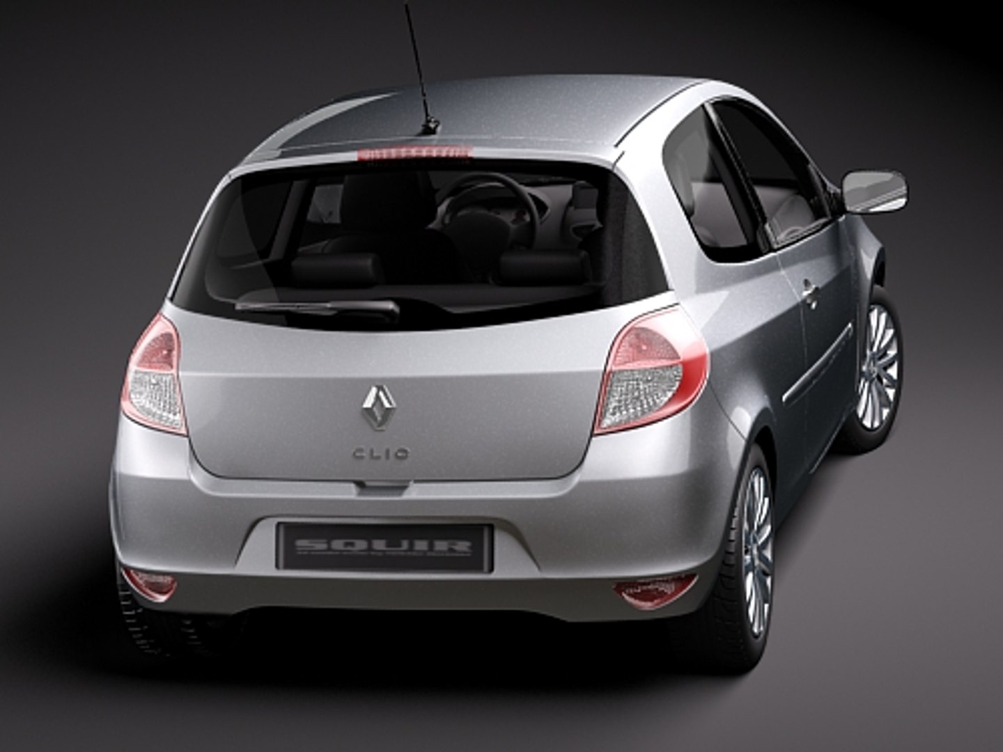 Renault Clio 2009 3d Model