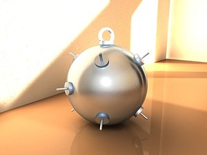 Sea mine pendant