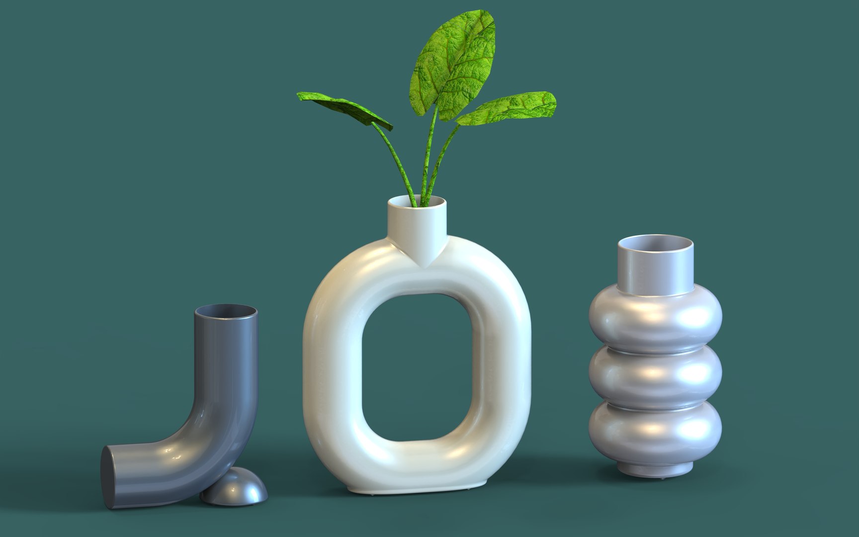 Geometric Vases 3D model - TurboSquid 2166355