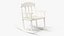 3D Boy Sitting in a Rocking Chair