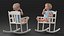3D Boy Sitting in a Rocking Chair