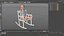 3D Boy Sitting in a Rocking Chair