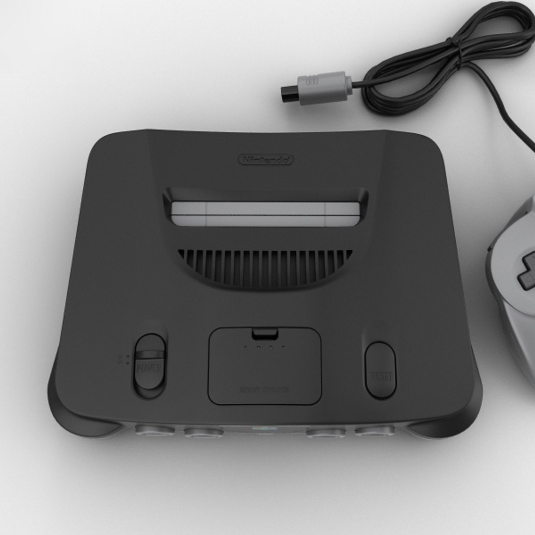 Nintendo 64 3D model TurboSquid 1303326