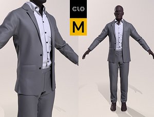 Suit of Business man Marvelous DesignerZprj