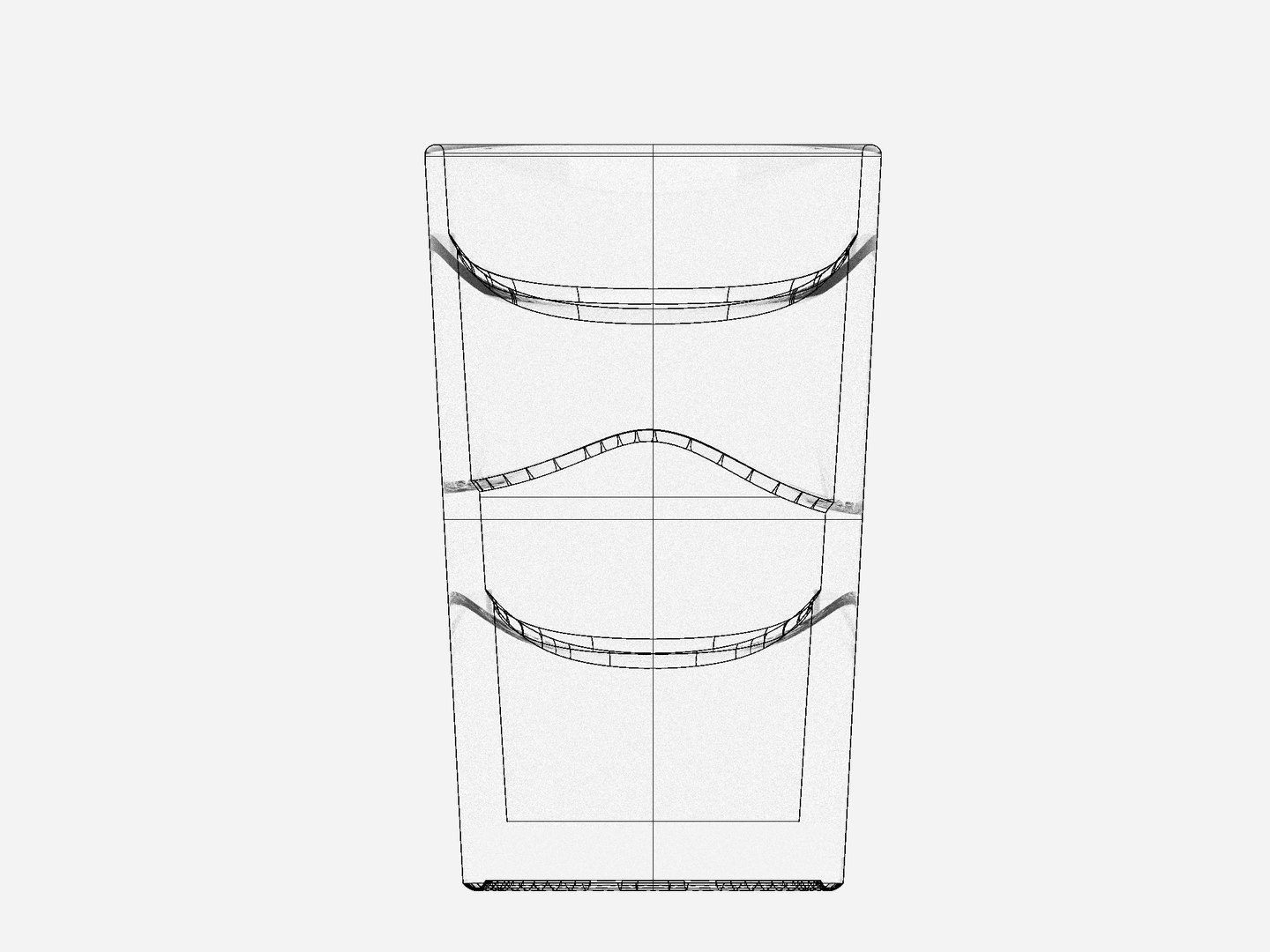 Delmonico Collins Glass 3D Model TurboSquid 1978085