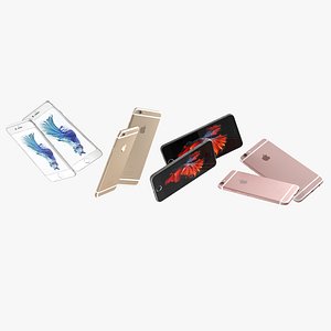 apple iphone 6s colors 3d model