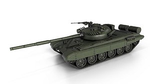 T72 tanque de guerra principal camo rigged Modelo 3D - TurboSquid 1123039
