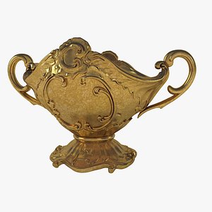 Golden Vase5 3D
