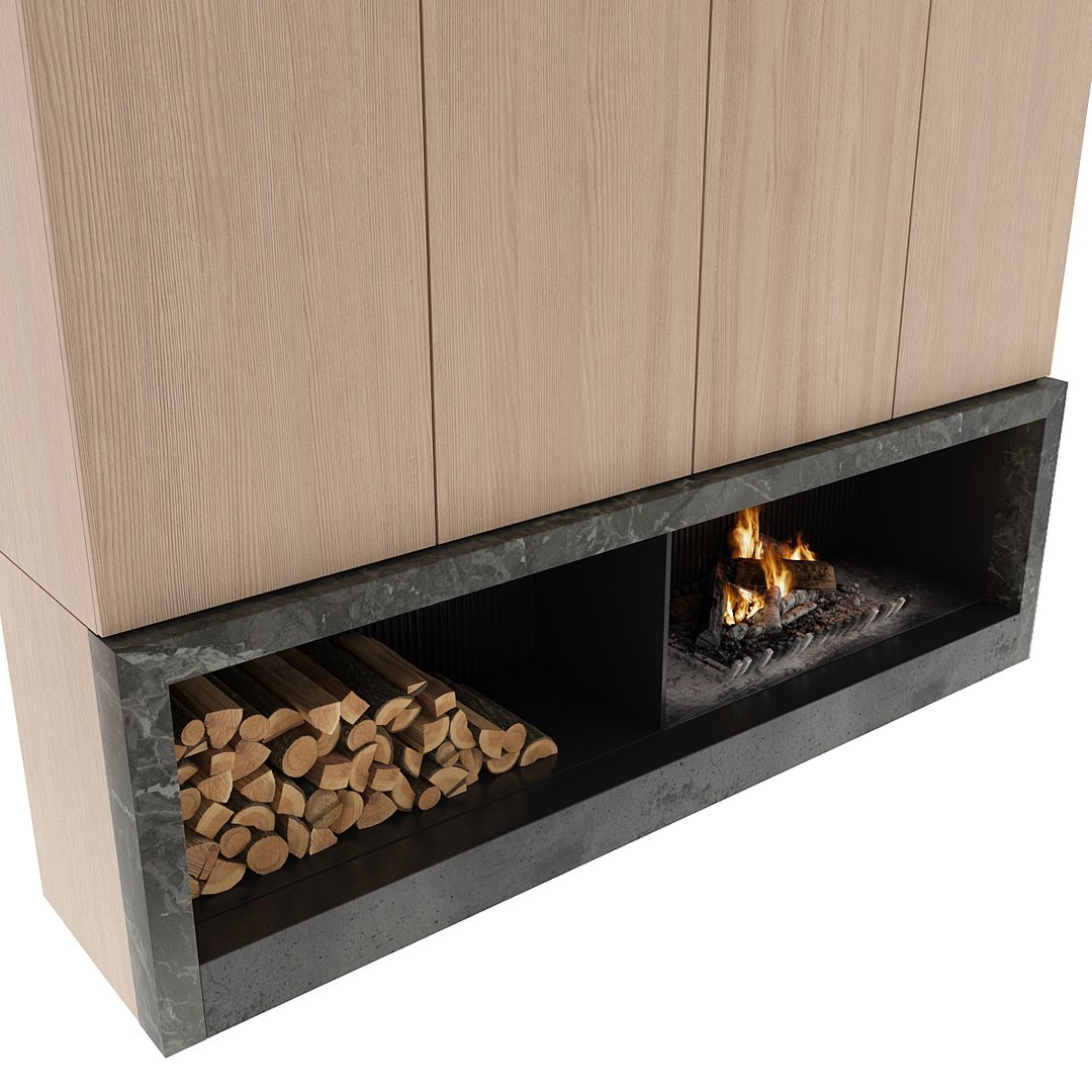 Fireplace 3D model - TurboSquid 1658350