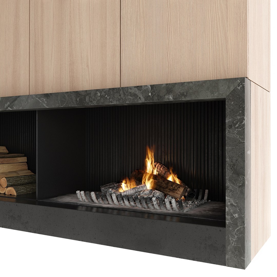 Fireplace 3D model - TurboSquid 1658350