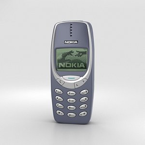 nokia 3310 3D model