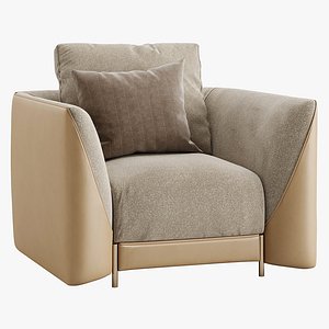 Joel Armchair by Turri 3D model
