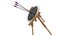 TargetWithArrows 01 d 3D model