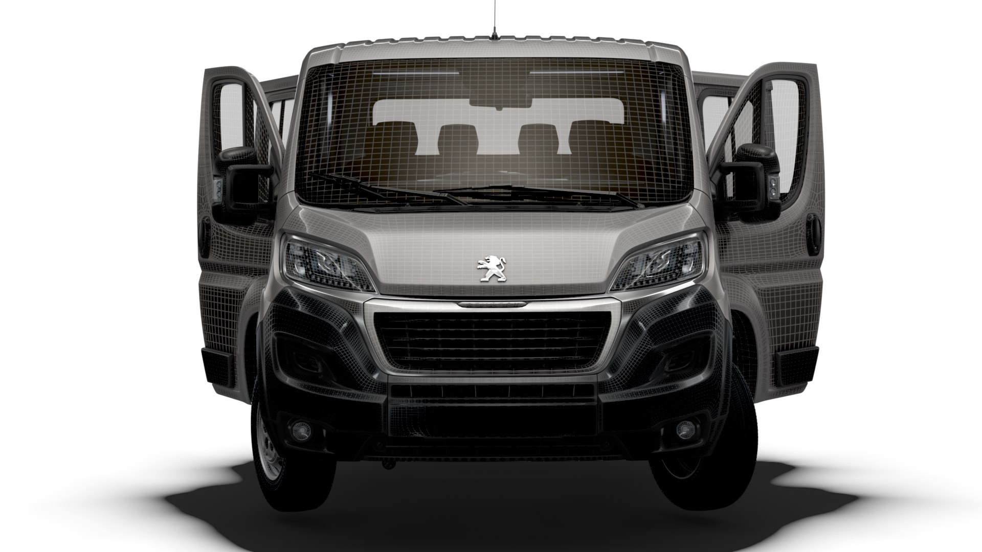 Peugeot Boxer Chassis Truck CrCab 3450WB HQInterior 2023 3D ...