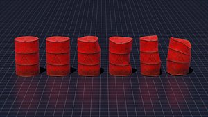 Toxic Waste Barrel 3D