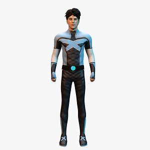 Futuristic Sci-Fi Male Game Character