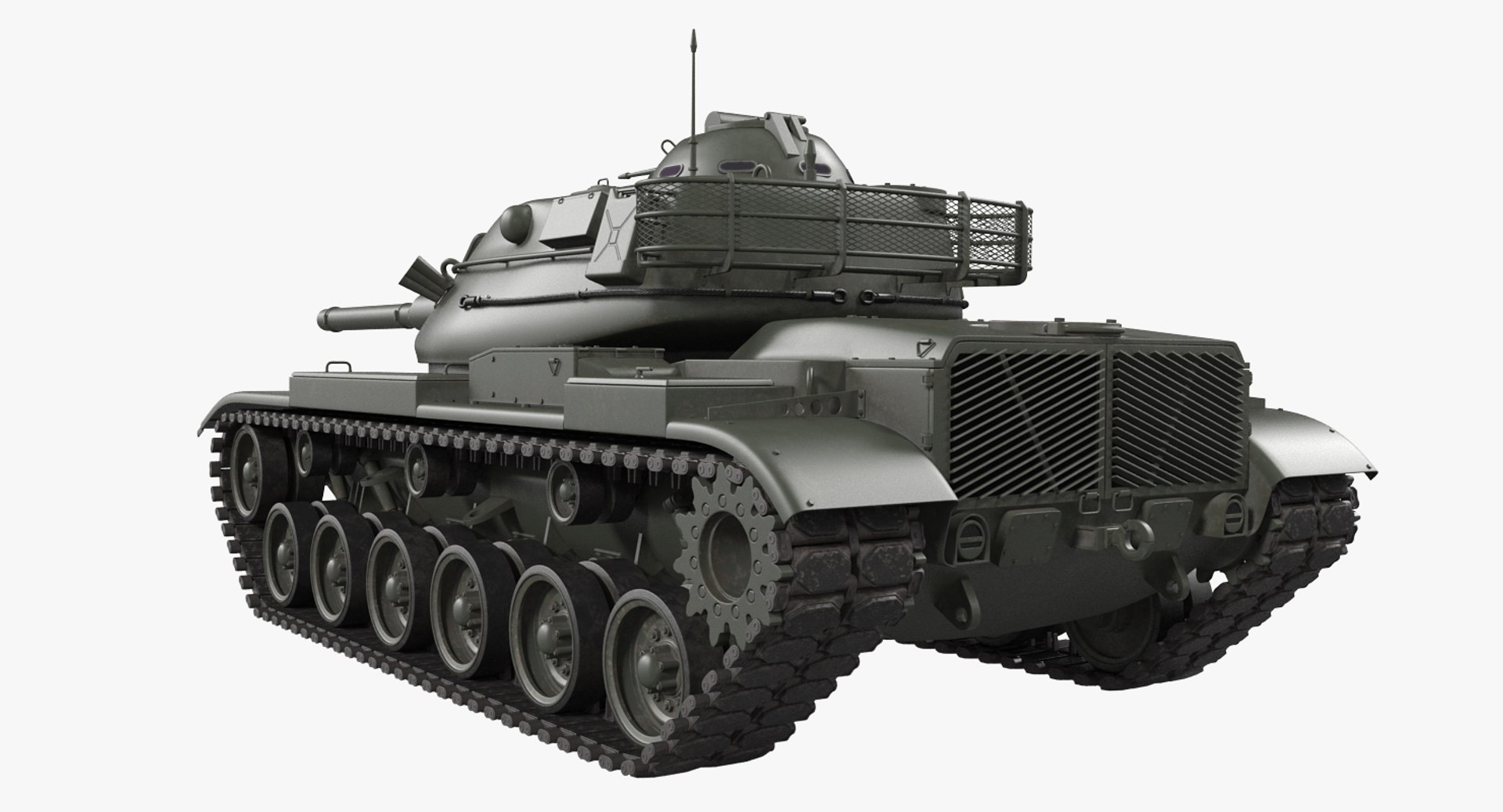 3D Main Battle Tank M60 Model - TurboSquid 1156724