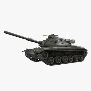 3D main battle tank m60 model
