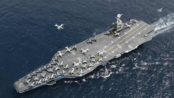 USS Gerald R. Ford CVN-78 Modelo 3D - TurboSquid 1580753