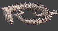 CHINESE MYTHOLOGICAL DRAGON ARTICULATED
