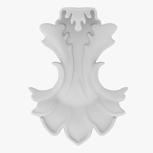 Cartouche Ornament 023 3D model