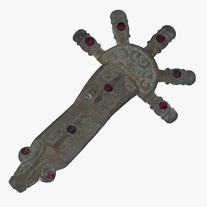 Medieval Fibula (Brooch) 01 RAW Scan 3D model