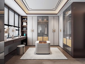 Modern Cloakroom 3D model