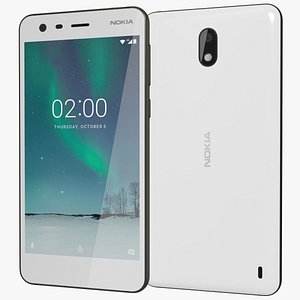 realistic nokia 2 pewter 3D